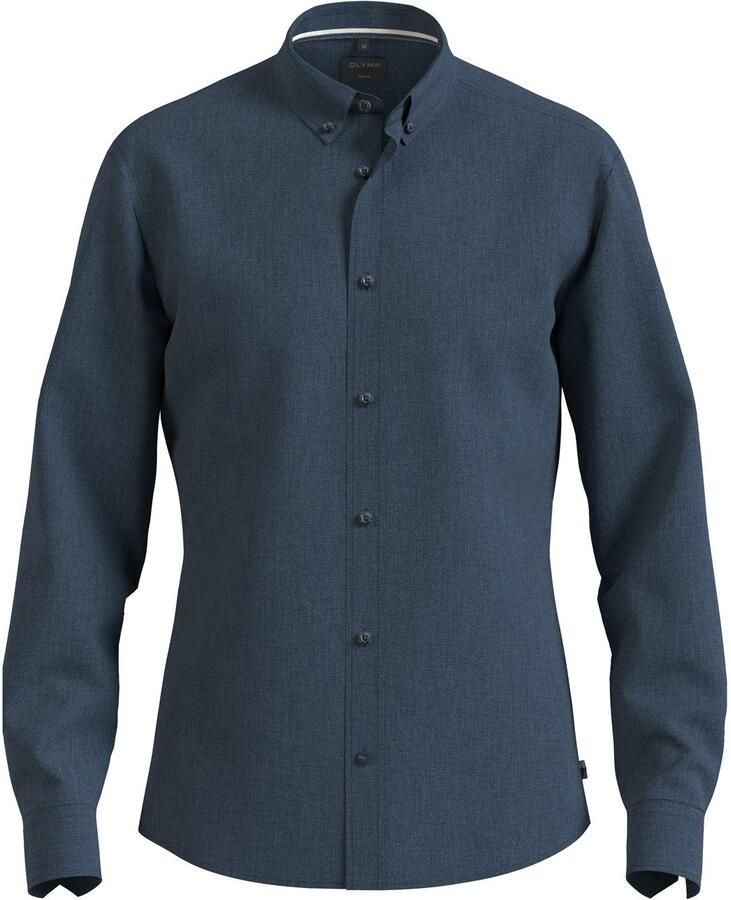OLYMP Overhemd met lange mouwen Button-down kraag regular fit casual