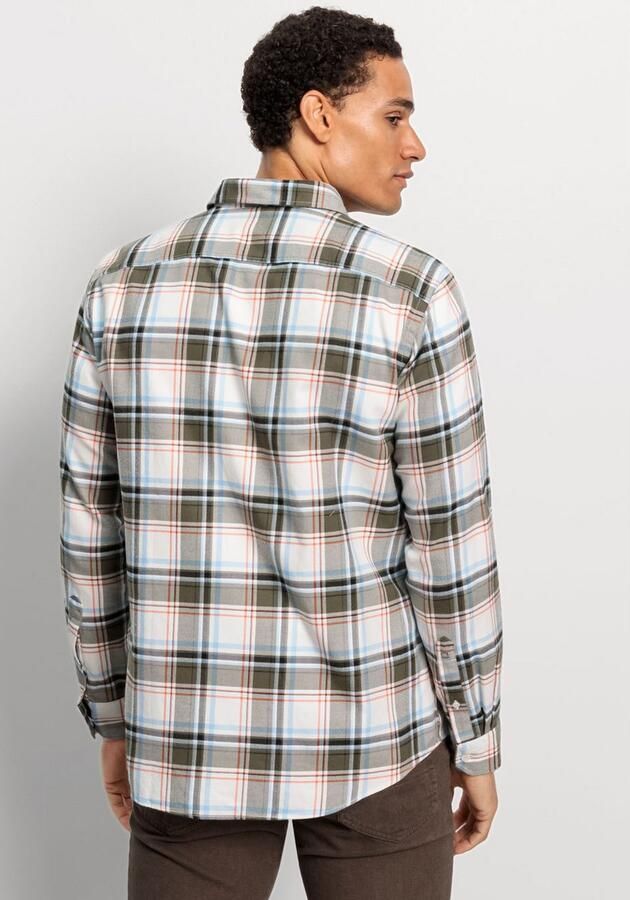 OLYMP Overhemd met lange mouwen Casual in ruitdessin borstzak met knop - Foto 3