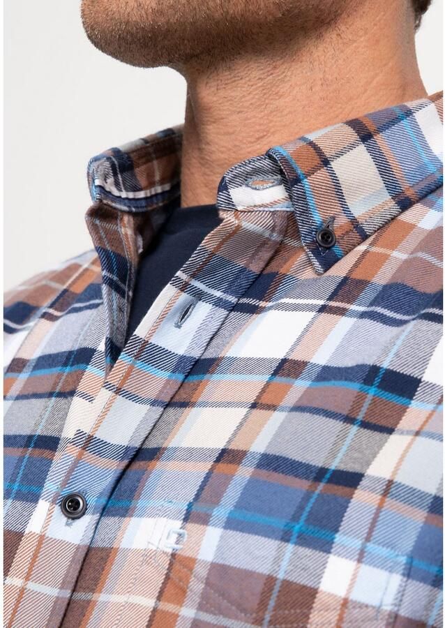 OLYMP Overhemd met lange mouwen Casual in ruitdessin button-down-kraag - Foto 2