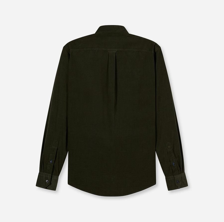 OLYMP Overhemd met lange mouwen Fijncorduroy zakelijk overhemd Kentkraag regular fit - Foto 3