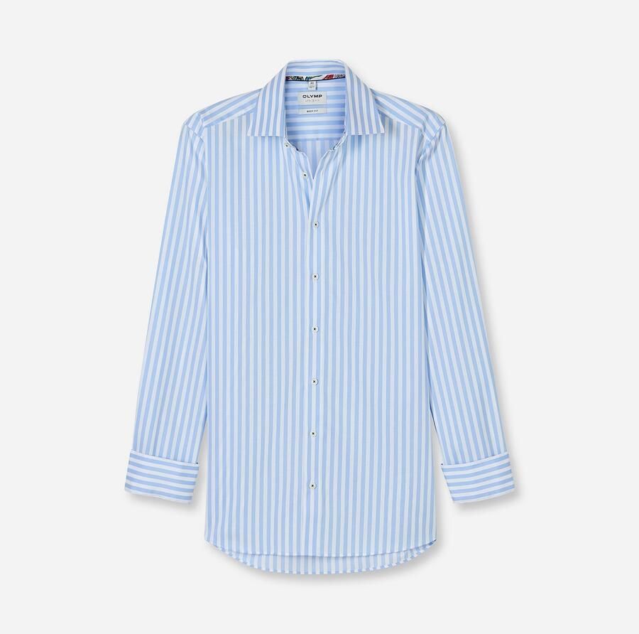 OLYMP Overhemd met lange mouwen Level 5 gestreept body fit new york kentkraag zakelijk overhemd - Foto 10