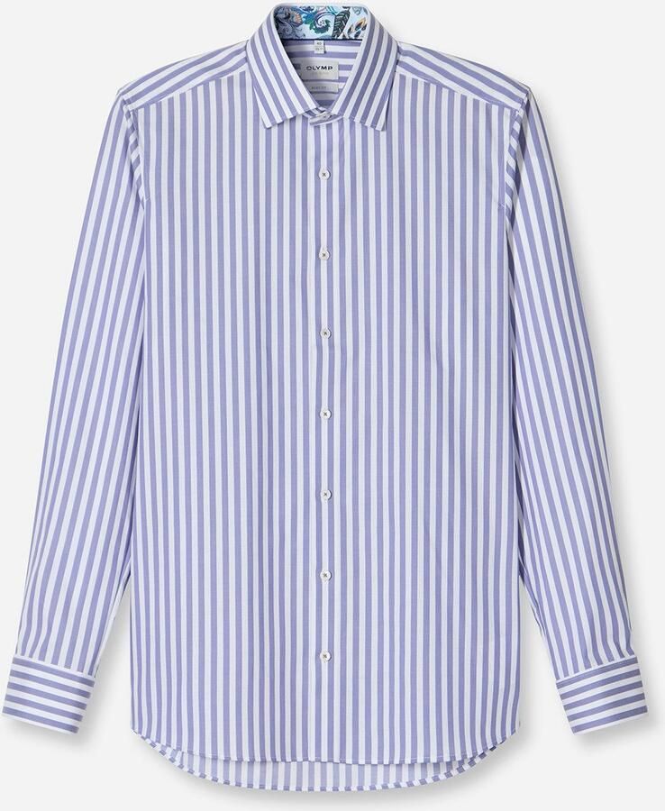 OLYMP Overhemd met lange mouwen Level 5 gestreept body fit new york kentkraag zakelijk overhemd - Foto 7