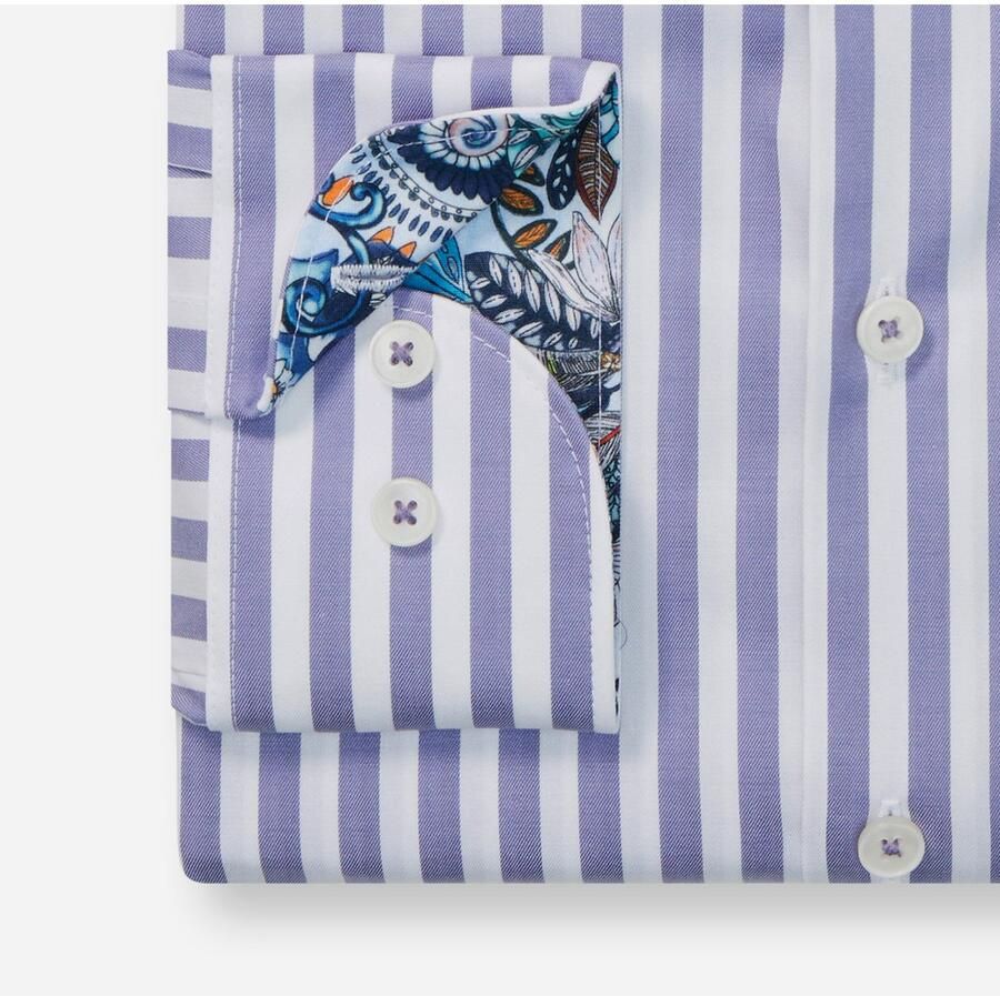 OLYMP Overhemd met lange mouwen Level 5 gestreept body fit new york kentkraag zakelijk overhemd