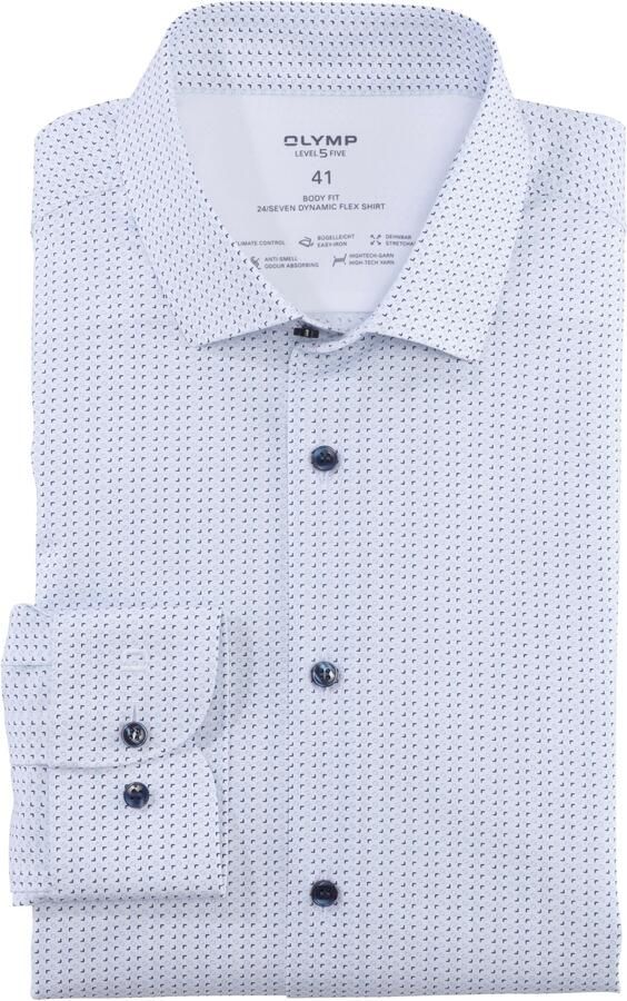OLYMP Overhemd met lange mouwen Level Five 24 Seven body fit - Foto 4