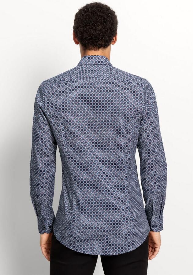 OLYMP Level Five Body fit zakelijk overhemd met kentkraag - Foto 2