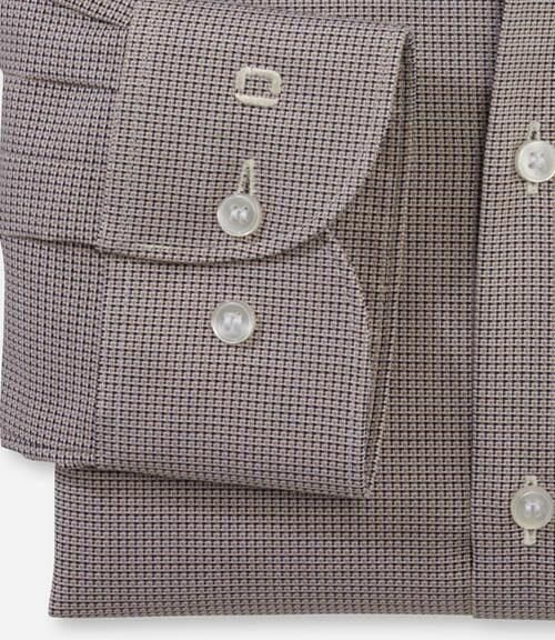 OLYMP Level Five Slim fit zakelijk overhemd met effen structuur - Foto 3