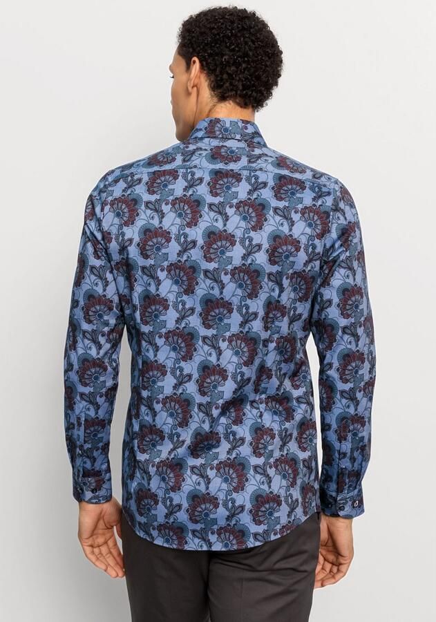 OLYMP Overhemd met lange mouwen Level Five body fit met modieuze print lange mouw - Foto 2