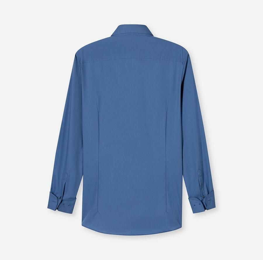 OLYMP Overhemd met lange mouwen Level Five Body fit New York Kentkraag zakelijk overhemd effen - Foto 3