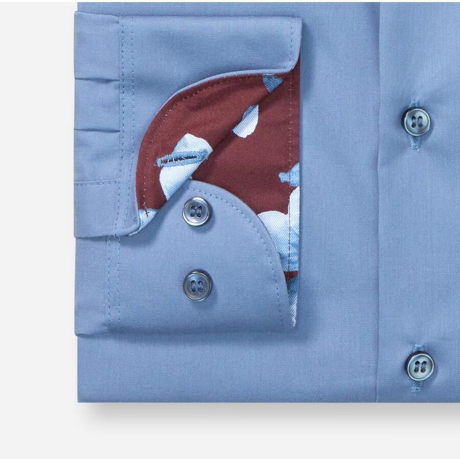 OLYMP Overhemd met lange mouwen Level Five Body fit New York Kentkraag zakelijk overhemd effen