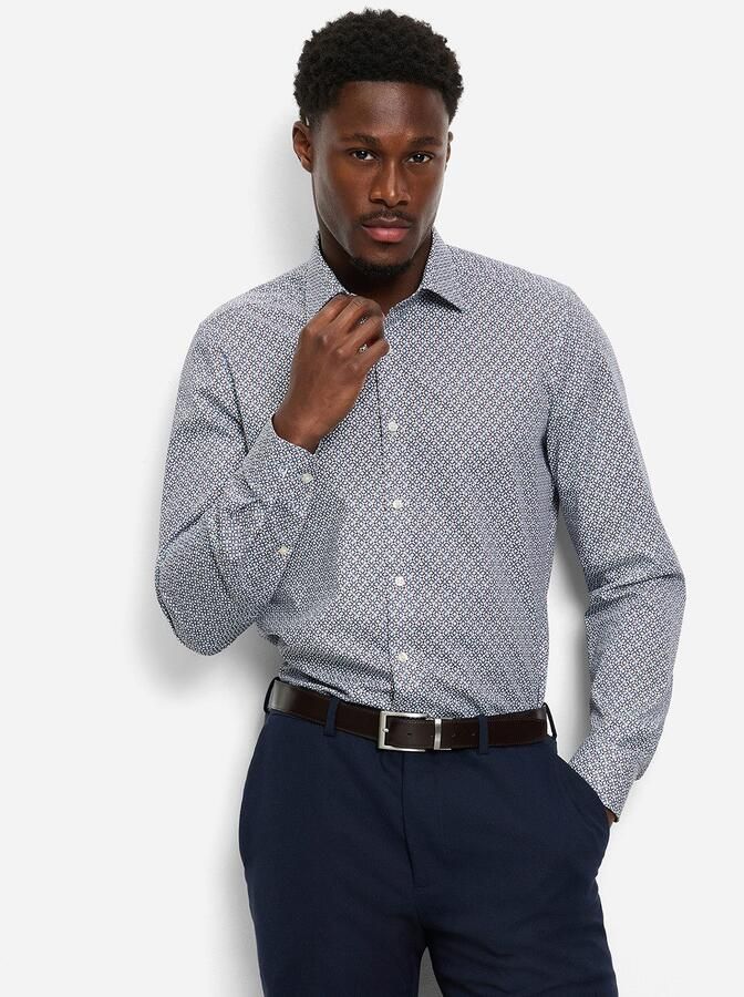 OLYMP Overhemd met lange mouwen Level Five body fit zakelijk overhemd new york kentkraag - Foto 8