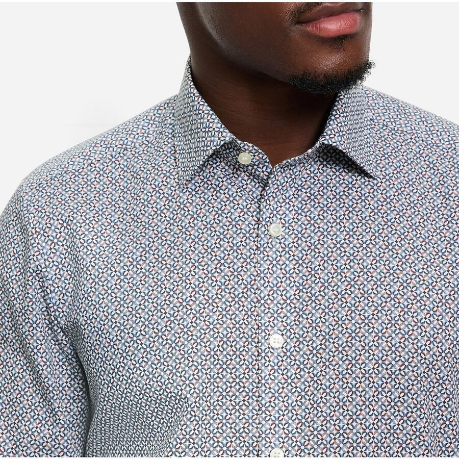 OLYMP Overhemd met lange mouwen Level Five body fit zakelijk overhemd new york kentkraag