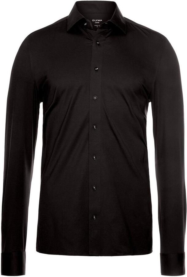 OLYMP Overhemd met lange mouwen Luxor 24 Seven modern fit jersey shirt met geurremmende materiaaleigenschappen - Foto 10