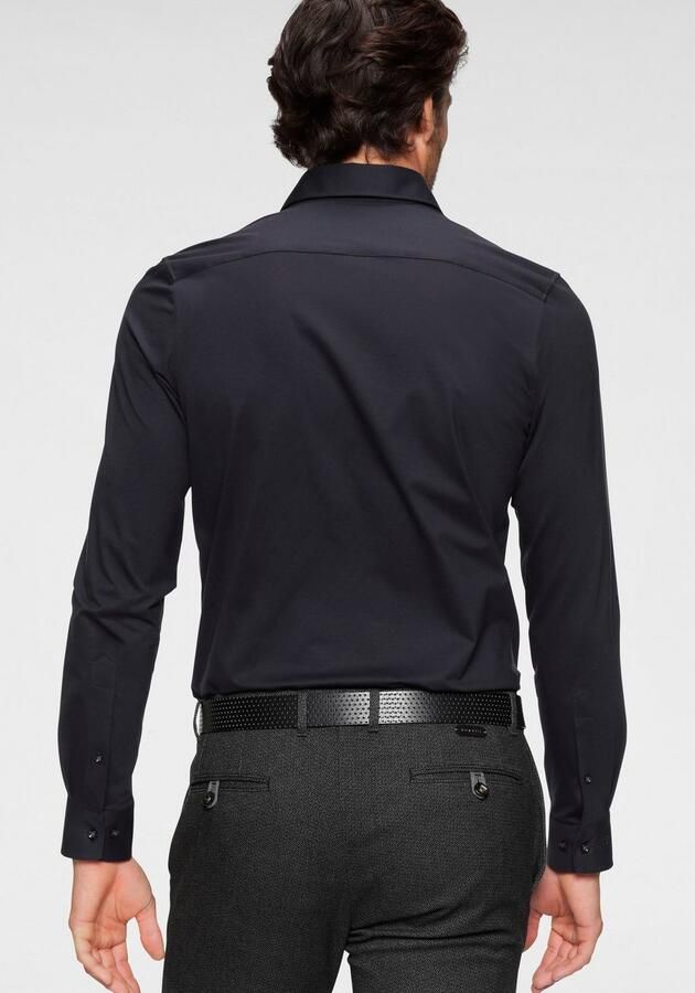 OLYMP Overhemd met lange mouwen Luxor 24 Seven modern fit jersey shirt met geurremmende materiaaleigenschappen - Foto 10