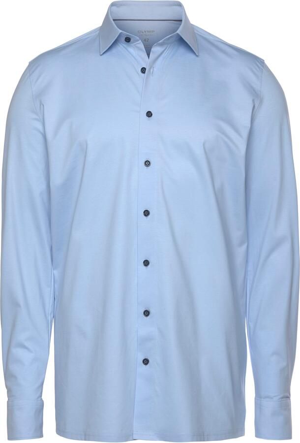 OLYMP Overhemd met lange mouwen Luxor 24 Seven modern fit jersey shirt met geurremmende materiaaleigenschappen - Foto 7