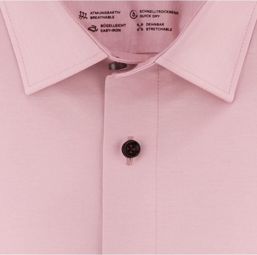 OLYMP Overhemd met lange mouwen Luxor 24 Seven modern fit jersey shirt met geurremmende materiaaleigenschappen - Foto 2