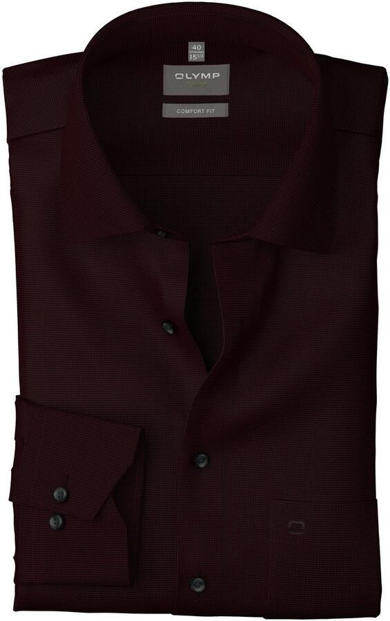 OLYMP Overhemd met lange mouwen LUXOR Comfort fit zakelijk overhemd New-Kentkraag effen - Foto 2