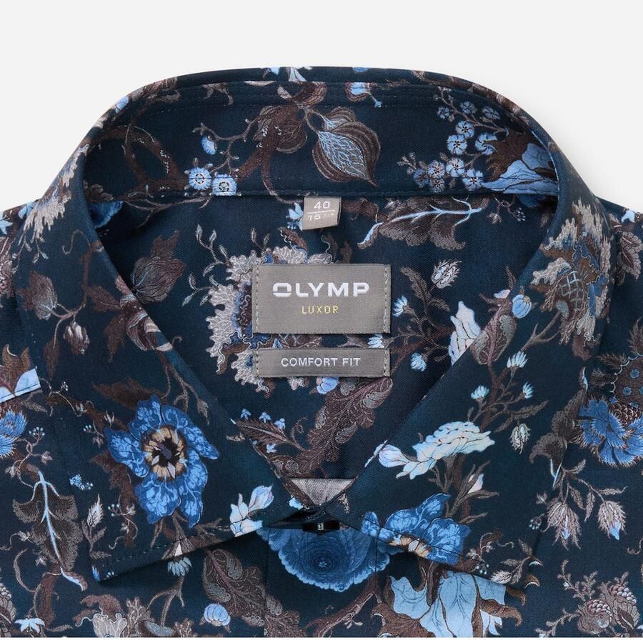 OLYMP Overhemd met lange mouwen LUXOR comfort fit zakelijk overhemd new-kentkraag met patroon - Foto 2