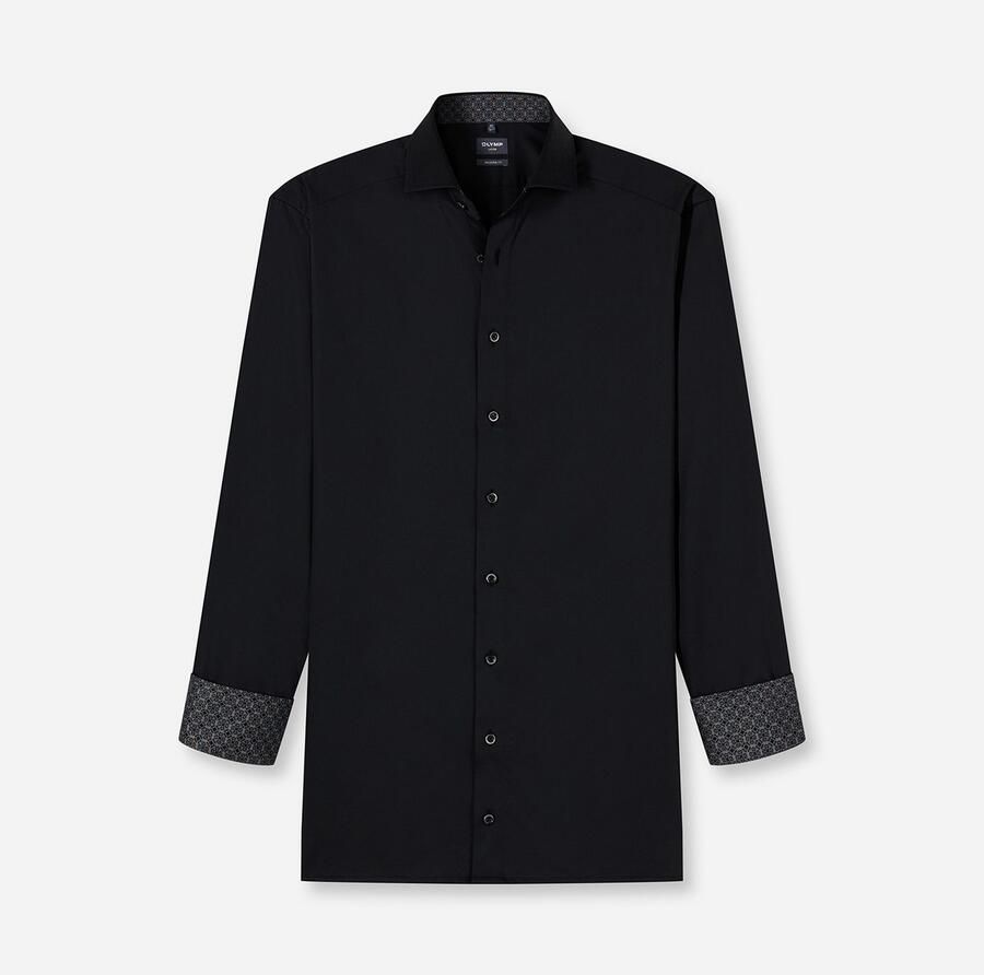 OLYMP Overhemd met lange mouwen Luxor modern fit Global-Kentkraag overhemd modern fit - Foto 4