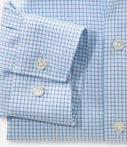 Olymp Modern fit zakelijk overhemd met rasterruit model 'Global' - Foto 4