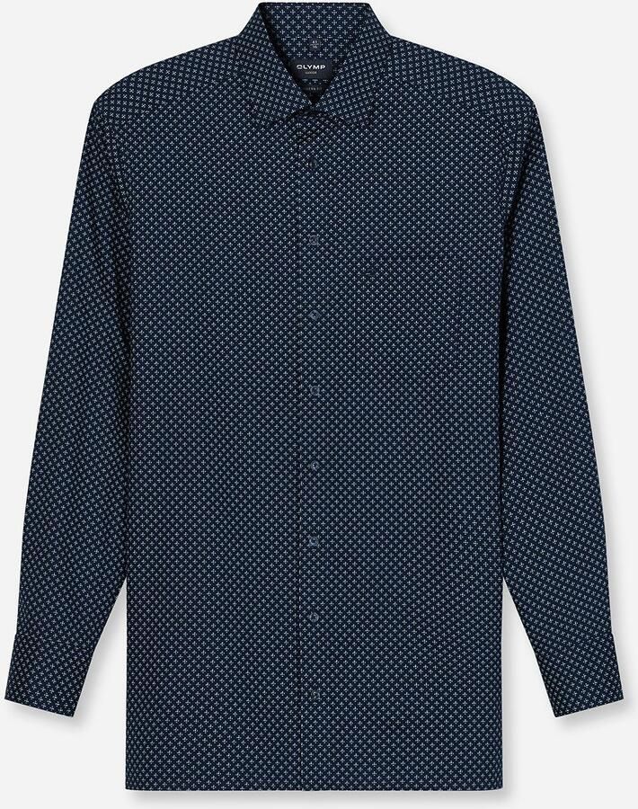 OLYMP Overhemd met lange mouwen Luxor modern fit modern fit met patroon businessoverhemd nieuwe kentkraag extra lange mouw - Foto 5