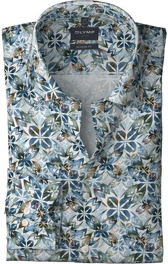 OLYMP Overhemd met lange mouwen Luxor modern fit modern fit new kentkraag overhemd - Foto 4