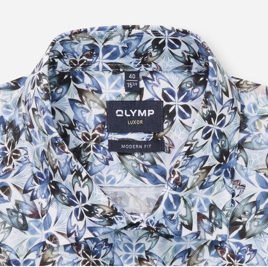 OLYMP Overhemd met lange mouwen Luxor modern fit modern fit new kentkraag overhemd - Foto 2