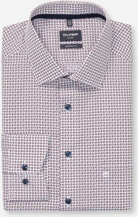 OLYMP Overhemd met lange mouwen Luxor modern fit New-Kentkraag overhemd - Foto 4