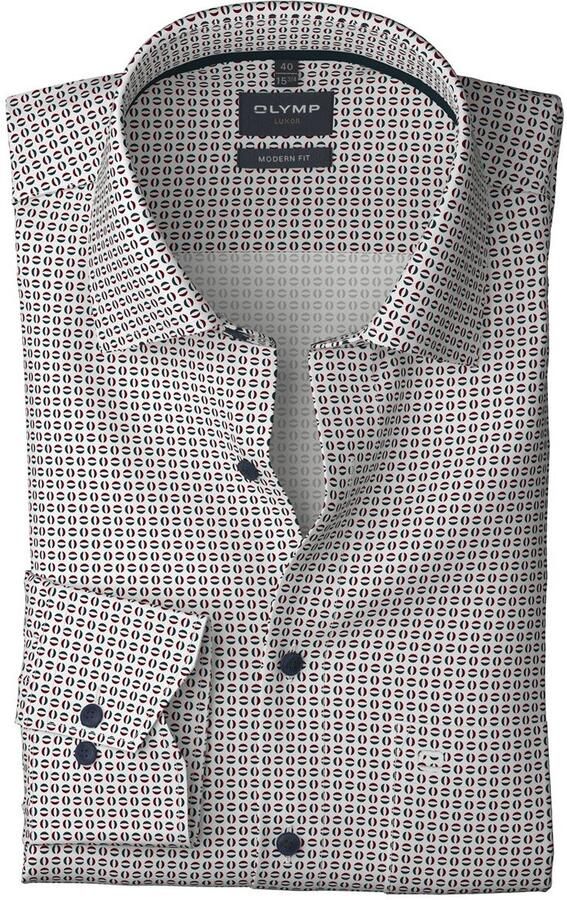 OLYMP Overhemd met lange mouwen Luxor modern fit New-Kentkraag overhemd - Foto 3