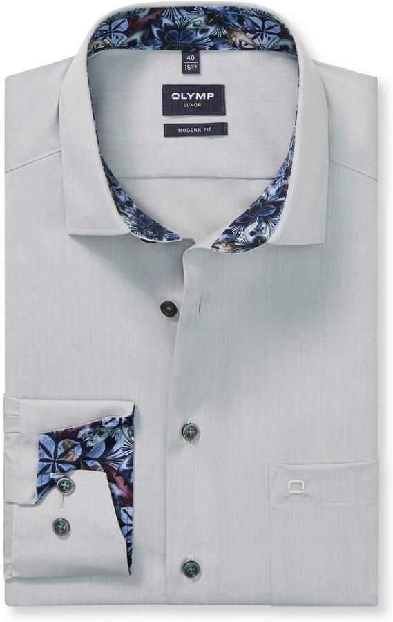 OLYMP Overhemd met lange mouwen Luxor modern fit Zakelijk overhemd modern fit New-Kentkraag - Foto 6