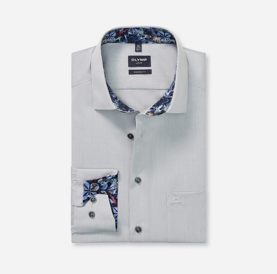 OLYMP Overhemd met lange mouwen Luxor modern fit Zakelijk overhemd modern fit New-Kentkraag - Foto 4