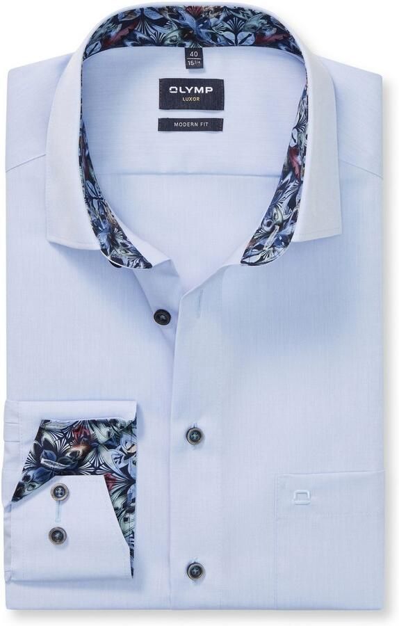 OLYMP Overhemd met lange mouwen Luxor modern fit Zakelijk overhemd modern fit New-Kentkraag - Foto 5