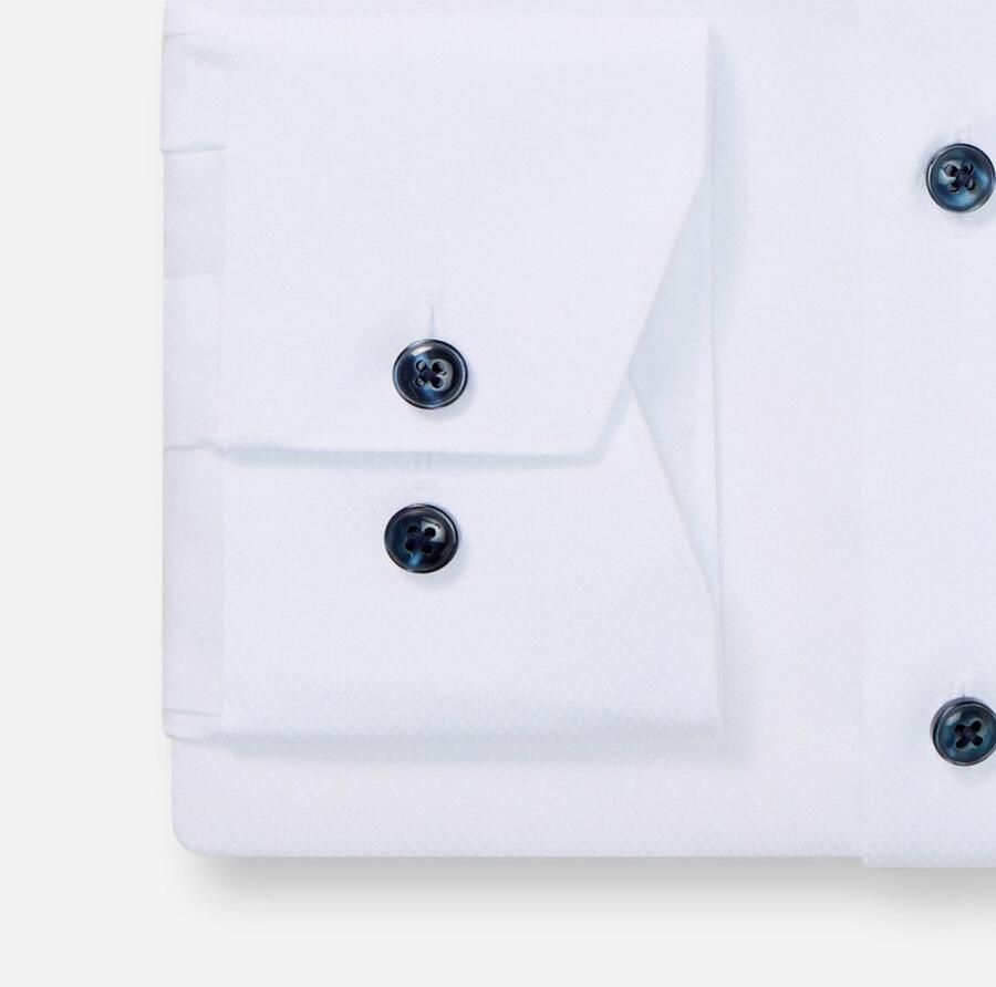 OLYMP Overhemd met lange mouwen LUXOR Zakelijk overhemd comfort fit minimale print New-Kentkraag - Foto 3