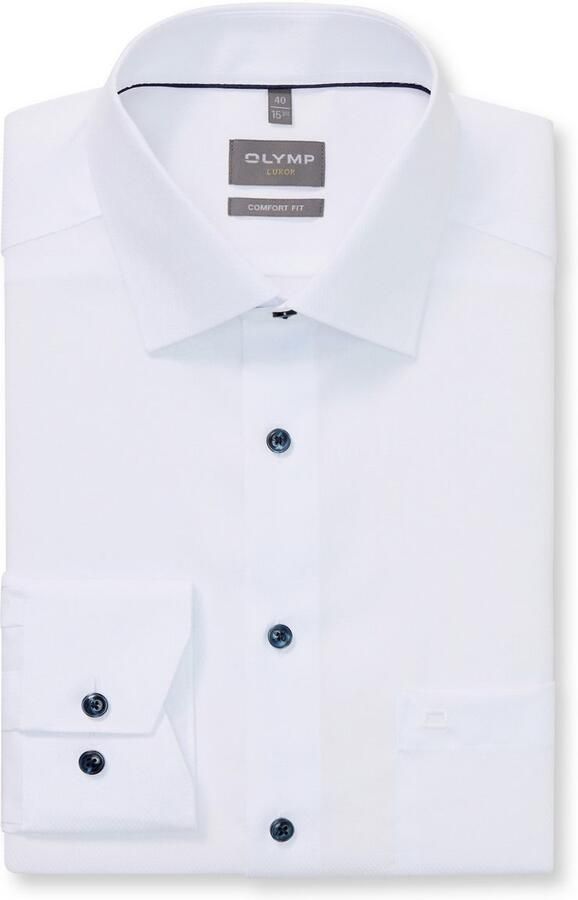 OLYMP Overhemd met lange mouwen LUXOR Zakelijk overhemd comfort fit minimale print New-Kentkraag - Foto 4