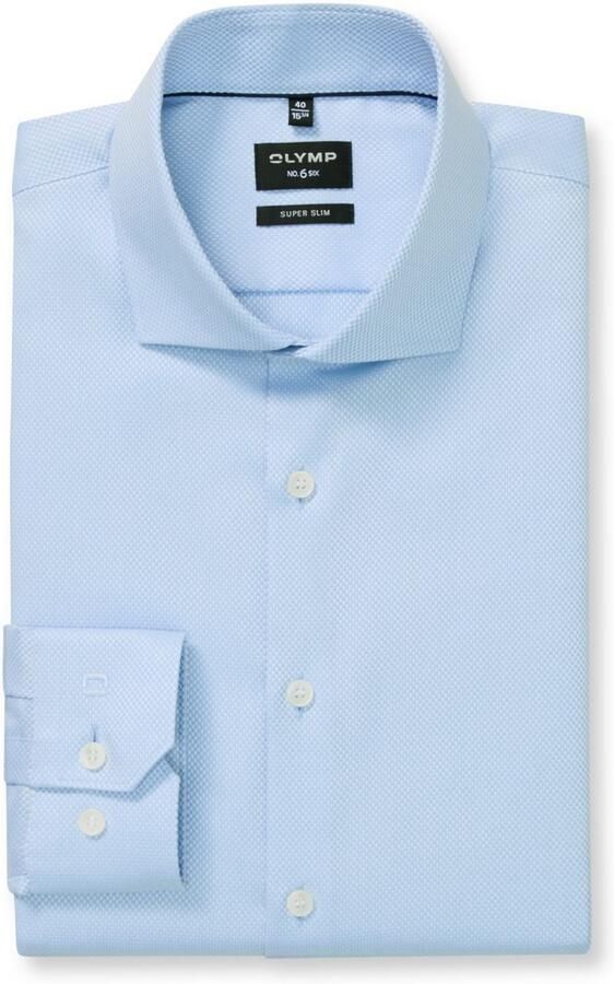 OLYMP Overhemd met lange mouwen No 6 six Royal Kentkraag business overhemd super slim fit - Foto 7