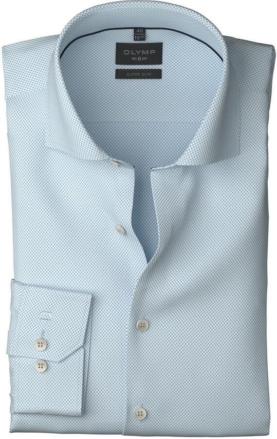OLYMP Overhemd met lange mouwen No 6 six Royal Kentkraag business overhemd super slim fit - Foto 5