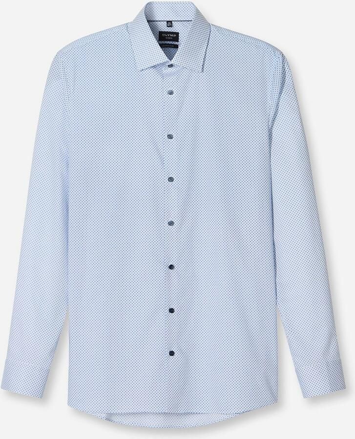 OLYMP Overhemd met lange mouwen No 6 six super slim new york kentkraag gemustered zakelijk overhemd - Foto 6