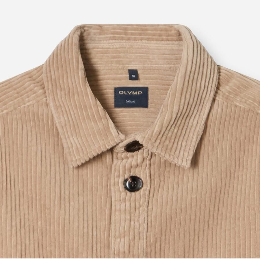 OLYMP Overhemdjasje De perfecte combinatie van overhemd en jas voor elke gelegenheid van corduroy