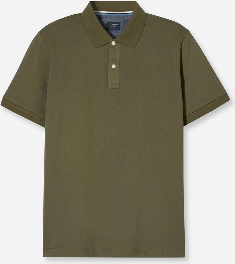 Olymp T-shirt Poloshirt Piqué Olijfgroen - Foto 3
