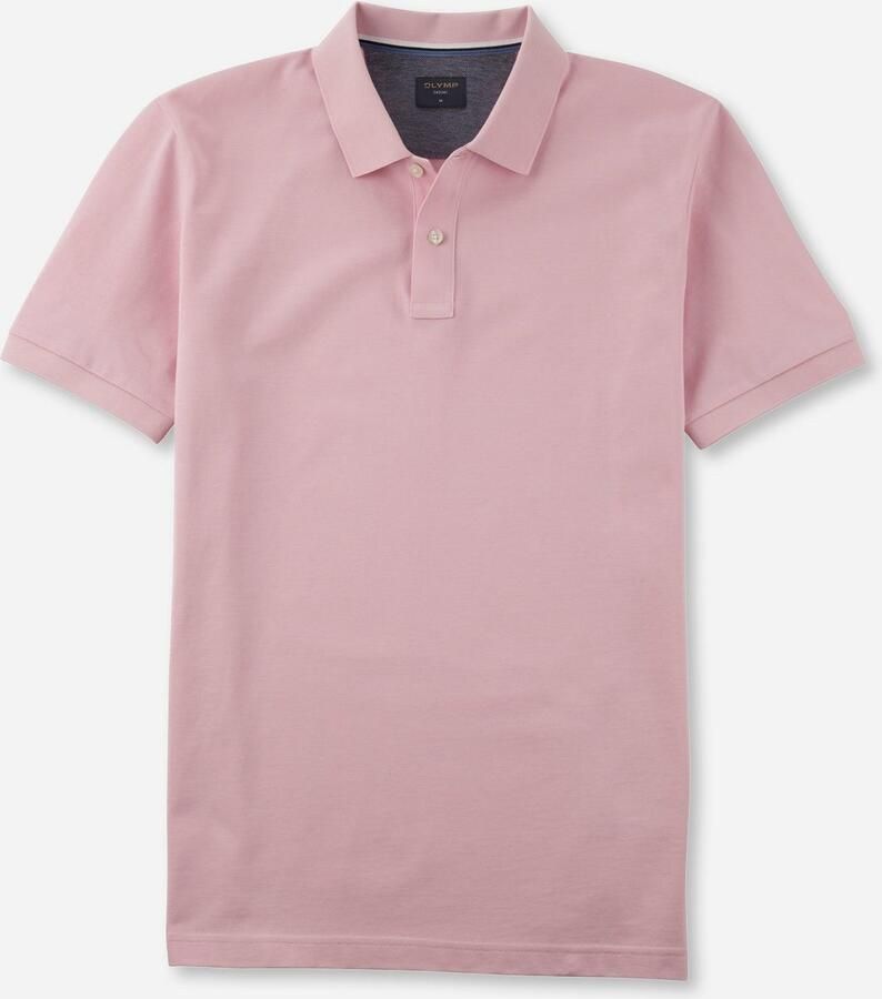 Olymp T-shirt Poloshirt Piqué Roze - Foto 3