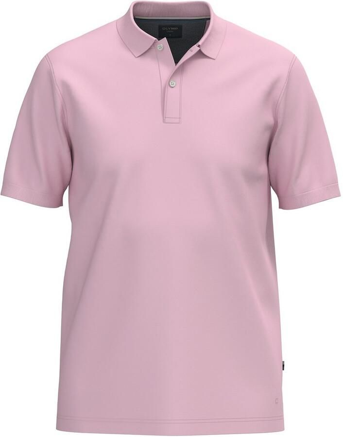 Olymp T-shirt Poloshirt Piqué Roze