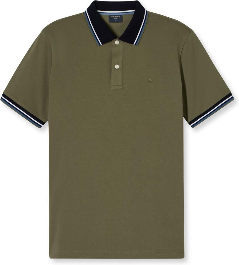 OLYMP Poloshirt Casual kleurcontrasterende details - Foto 3