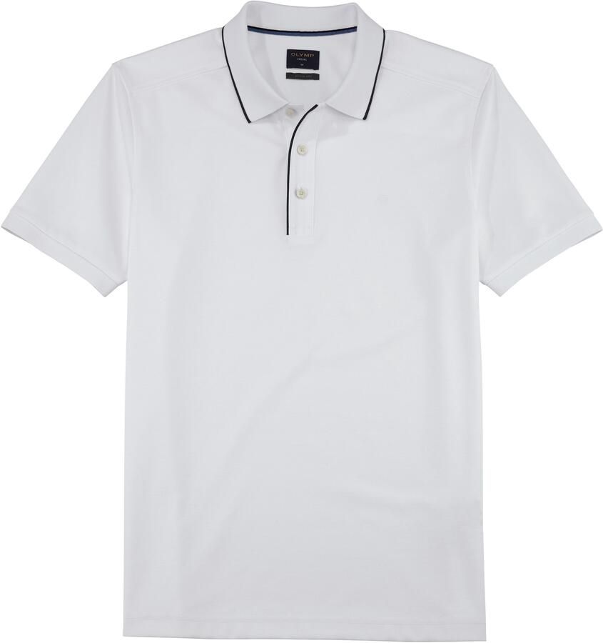 OLYMP Poloshirt geweven casual polo
