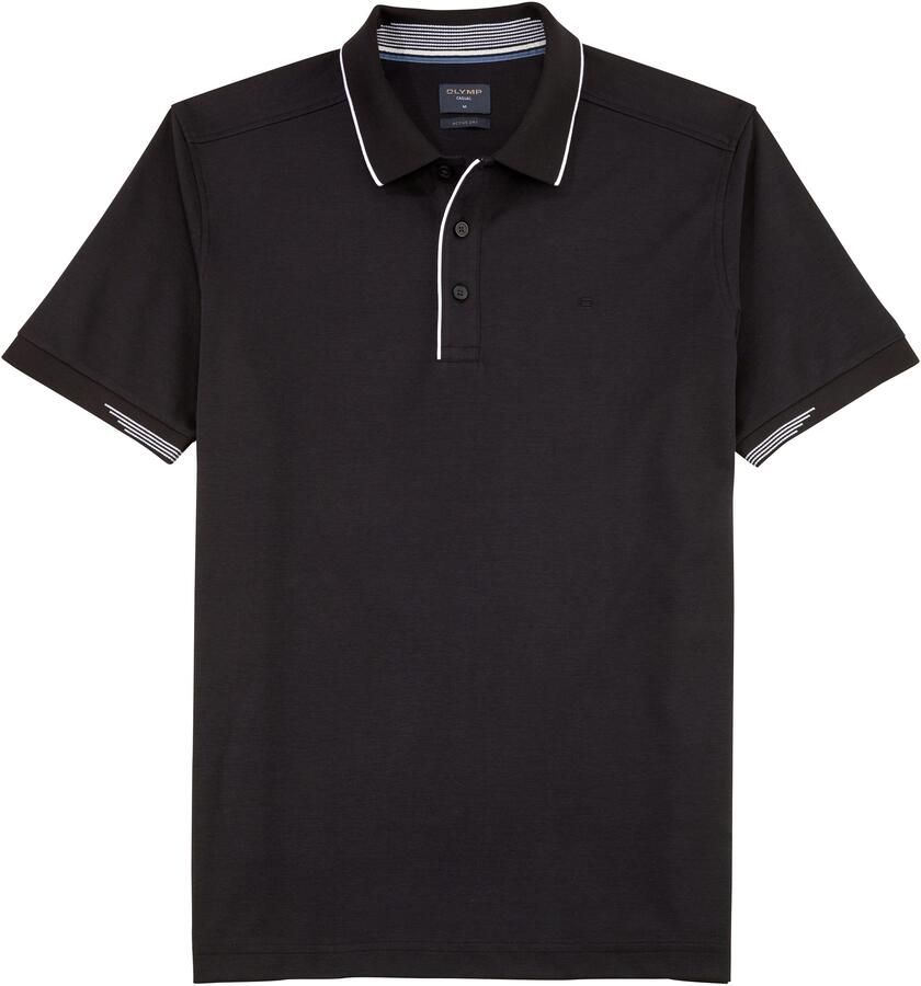 OLYMP Poloshirt geweven casual polo