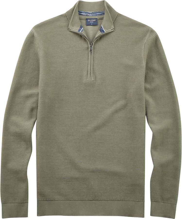 OLYMP Schipperstrui brei casual met modieuze structuur