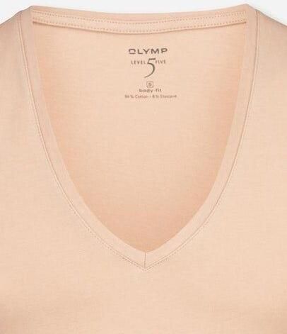 OLYMP Shirt met V-hals Casual