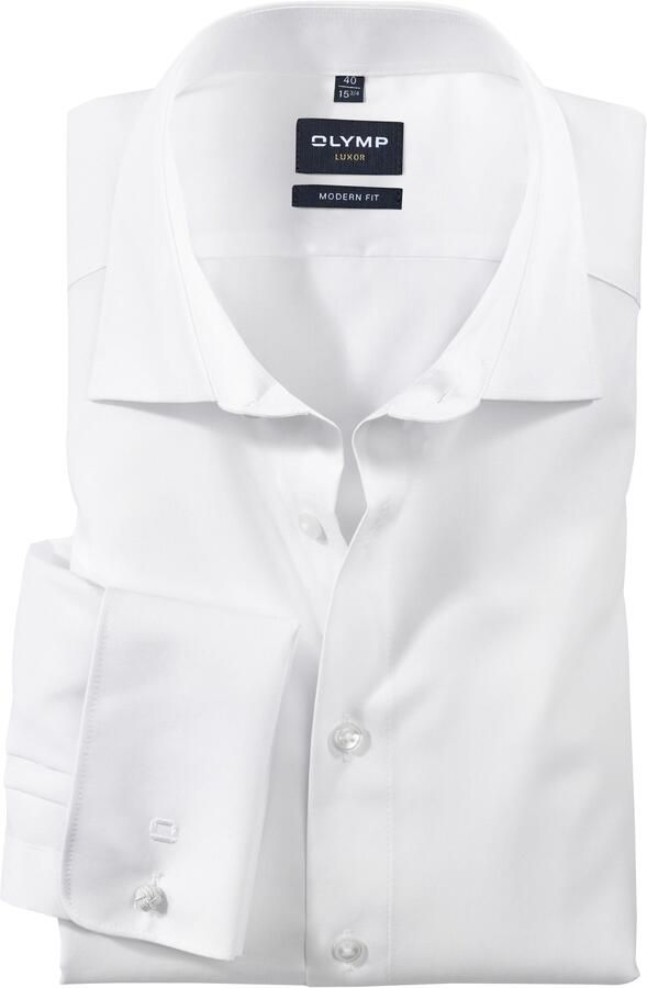 Olymp Modern fit overhemd van puur katoen strijkvrij - Foto 7