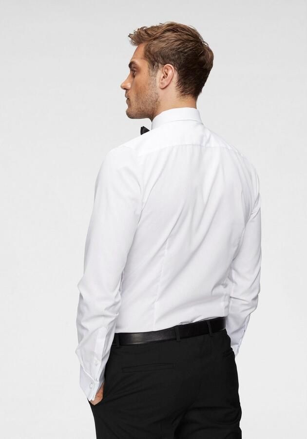 OLYMP Smokingoverhemd No. Six super slim Omslagmanchetten verborgen knoopsluiting - Foto 4