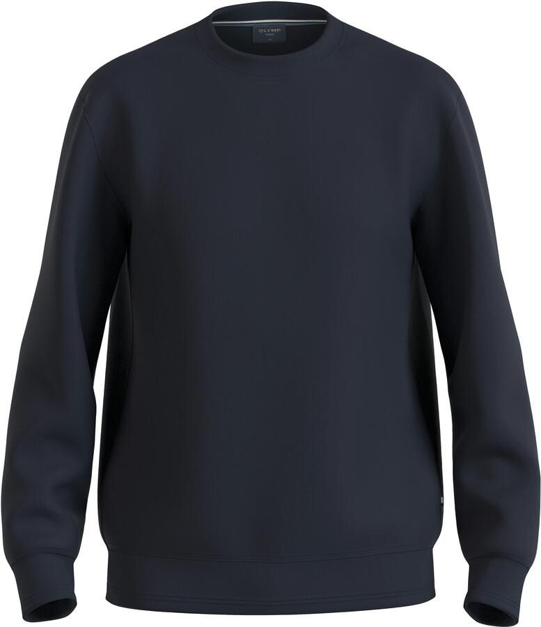 OLYMP Sweatshirt effen basic ronde hals regular fit - Foto 2