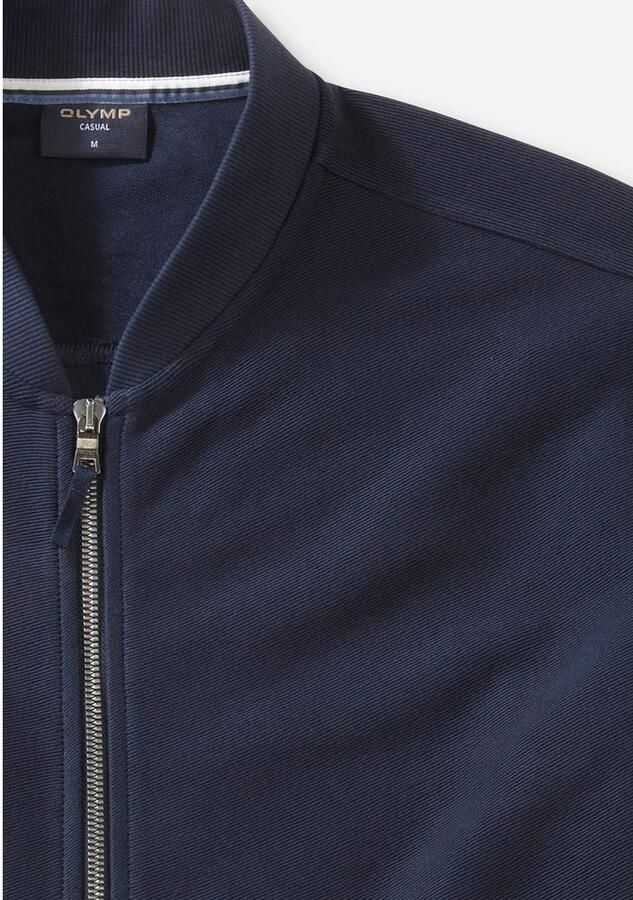 OLYMP Sweatvest regular fit basic opstaande kraag - Foto 5