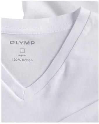 OLYMP T-shirt Casual met ton-in-ton logo-borduursel op de mouw (set 2-delig 2 stuks) - Foto 5